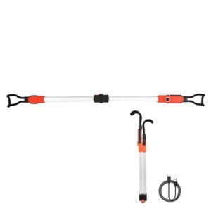 Underhood Work Light, 2300LM, 6000mAh Rechargeable Bright LED Light, Portable Cordless Mechanic Work Light Bar with Hooks, for Car Repairing Inspection Garage Workshop Emergency Home Lighting