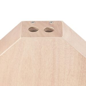 unique cajon box drum, with internal guitar strings, portable wooden percussion box, birch wood drum musical instrument with adjustable strap, for beginners & professionals, 11.6 x 11.6 x 4 in