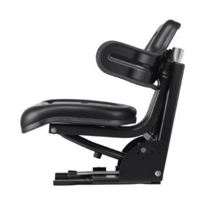 Universal Forklift Seat Wrap Around, Universal Tractor Seat with Micro Switch, Adjustable Tractor Suspension Seat with Tilt Fits for John Deere, Ford, Massey Ferguson, New Holland Tractor