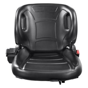 Universal Forklift Seat,Tractor Seat with Adjustable Angle Back, Micro Switch and Seatbelt,Wrap-around Forklift Seat for Tractor Loader Excavator