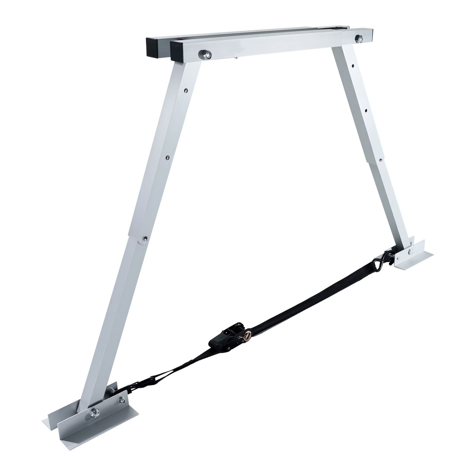 universal rv stabilizer, rv bumper stabilizer for trailers, campers, fifth wheel, compact foldable design for easy storage, adjustable height from 12 inch to 28 inch, reduces rv wobble, 1 pack