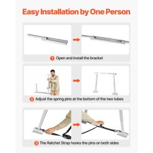 universal rv stabilizer, rv bumper stabilizer for trailers, campers, fifth wheel, compact foldable design for easy storage, adjustable height from 12 inch to 28 inch, reduces rv wobble, 2pcs