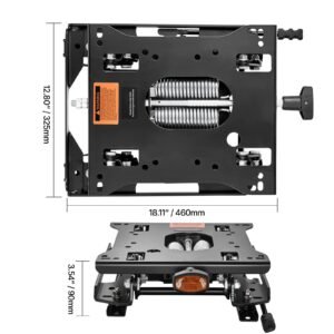 universal seat suspension kit with seat slider fits lawn mower tractor forklift