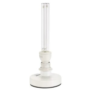 uv light, 25w ultraviolet lamp with ozone purifier, portable uvc lamp with remote control, uvo light bulb with base and 30/60/120 min 3 gear timer, for 400 sqft living room, bedroom, hotel