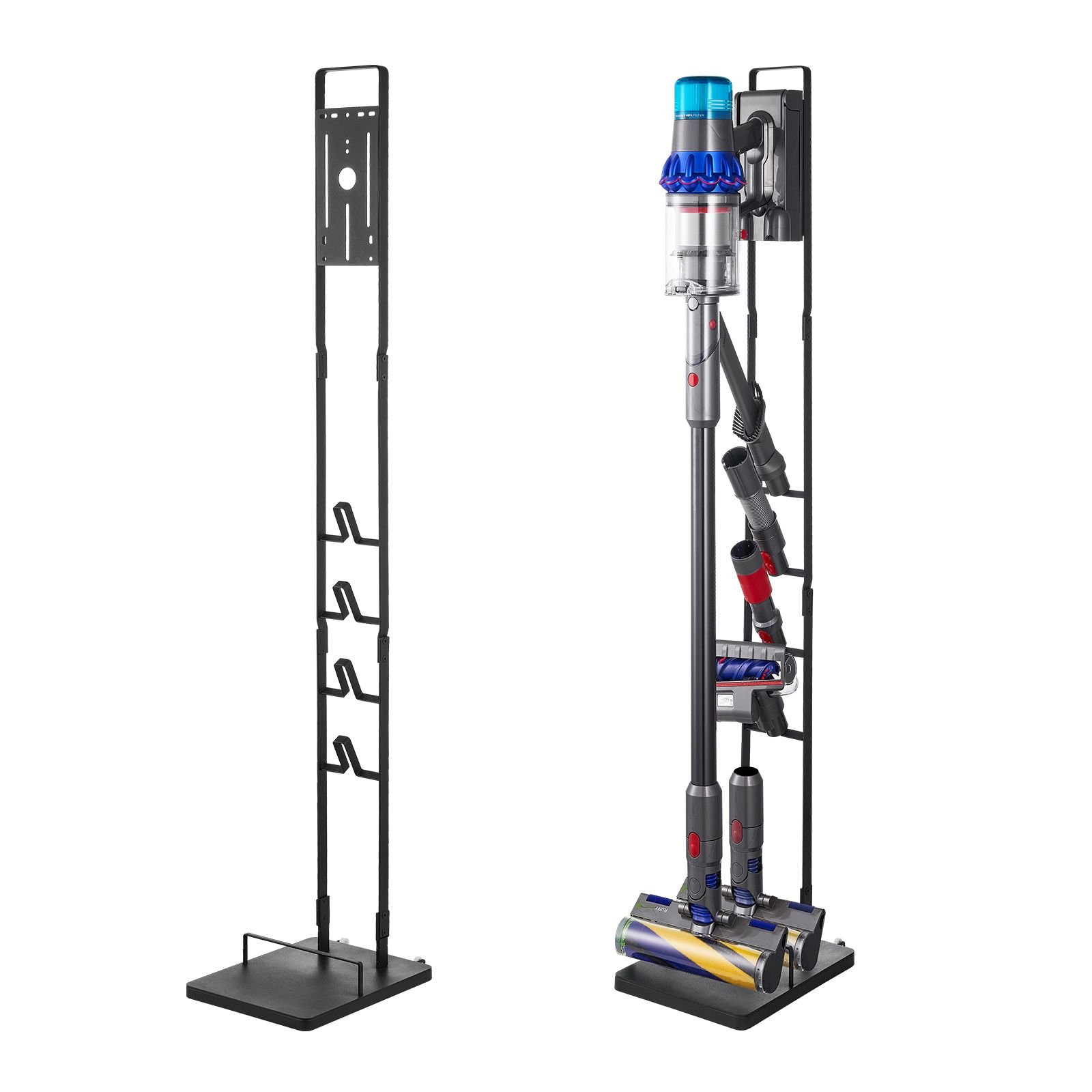 vacuum stand, compatible with dyson v6 v7 v8 v10 v11 v15, stable vacuum stand holder with wheels for dyson dc30 dc31 dc34 dc35 dc58 dc59 dc62 d74 cordless upright vacuum cleaners & accessories