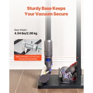 vacuum stand, compatible with dyson v6 v7 v8 v10 v11 v15, stable vacuum stand holder with wheels for dyson dc30 dc31 dc34 dc35 dc58 dc59 dc62 d74 cordless upright vacuum cleaners & accessories