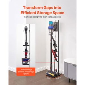 vacuum stand, compatible with dyson v6 v7 v8 v10 v11 v15, stable vacuum stand holder with wheels for dyson dc30 dc31 dc34 dc35 dc58 dc59 dc62 d74 cordless upright vacuum cleaners & accessories