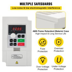 variable frequency drive, ac 220v input 3kw variable frequency cnc drive inverter converter, vfd 4hp 1 or 3 phase input, 3 phase output, cnc motor inverter converter for motor speed control