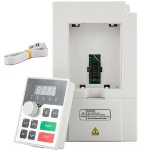 Variable Frequency Drive, AC 220V Input 3KW Variable Frequency CNC Drive Inverter Converter, VFD 4HP 1 or 3 Phase Input, 3 Phase Output, CNC Motor Inverter Converter for Motor Speed Control
