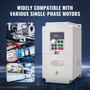 variable frequency drive, ac 220v input 4kw variable frequency cnc drive inverter converter, vfd 5.5hp 1 or 3 phase input, 3 phase output, cnc motor inverter converter for motor speed control