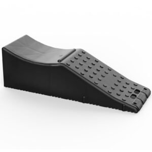 Vehicle Ramp, Single Unit Auto Service Ramp, 20000 lbs/9 ton Load Limit, 5.5" Elevation Auto Ramp, Robust Tire Ramp for Routine Car Care and Vehicle Upkeep