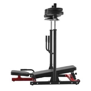Vertical Leg Press Machine, Lower Body Special Home Gym Machine, Carbon Steel Leg Press Exercise Training Equipment, Adjustable Leg Strength Workout for High-Intensity Presses, 550 lbs Capacity