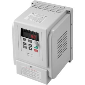 VFD 5HP, 4KW, 18A, 1 Phase 220V-240V Input to 3 Phase 220V-240V Output Variable Frequency Drive, 0-400Hz VFD for AC Motor Speed Control