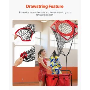 volleyball setter training equipment, angle and height adjustable volleyball trainer, portable practice net with steel base, carrying bag, indoor outdoor target net for serving spiking setting
