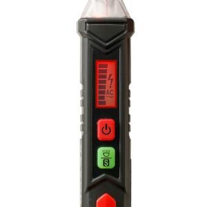 voltage tester, non contact voltage detector with adjustable sensitivity, dual range ac 12v 1000v/48v 1000v live & null wire tester pen with visual and audible alarms, cat iii 1000v rating