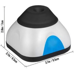 vortex mixer, 3000rpm mini vortex mixer shaker, touch function scientific lab vortex shaker, mix up to 50ml, 6mm orbital diameter for test tube, tattoo ink, nail polish, eyelash adhesives, paint