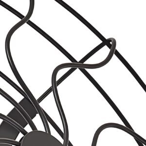 wall mounted fan with lights, 21 inch wall mount fan with remote, 6 speeds plug in wall fan, timer, 360°adjustable tilt for bedroom,garage,workshop (compatible 4 e26 bulb sockets,no bulb)