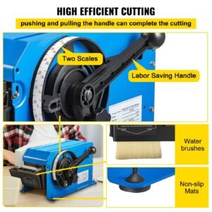 water activated tape dispenser, maximum 39.4" x 3.94" tape, adjustable length, width & water level, manual tape dispenser with water brush, carton packaging for express box, gift box