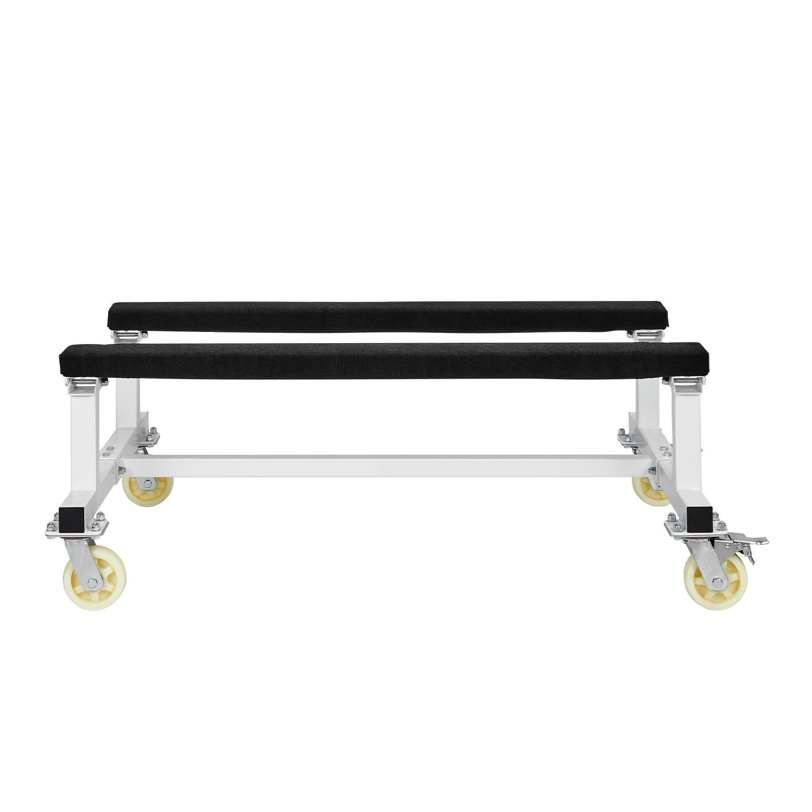 watercraft pwc dolly, 1800 lbs load capacity, jet ski stand pwc cart for moving watercraft, fixed bunk with 4 casters & 2 brakes, heavy duty jet ski cart for kayaks, hovercrafts, speedboats