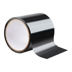 waterproof patch and seal tape, 4 inch x 10 ft, pack of 2, weather resistant waterproof tape for leaks and repairs, peel and stick easy indoor and outdoor use for roof, wall, and pipe, black