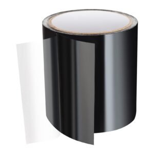 waterproof patch and seal tape, 4 inch x 10 ft, pack of 2, weather resistant waterproof tape for leaks and repairs, peel and stick easy indoor and outdoor use for roof, wall, and pipe, black