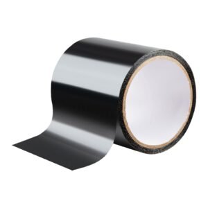 waterproof patch and seal tape, 4 inch x 10 ft, pack of 2, weather resistant waterproof tape for leaks and repairs, peel and stick easy indoor and outdoor use for roof, wall, and pipe, black