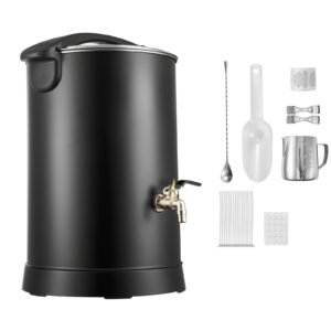 Wax Melter for Candle Making, 10.6 Qts, Fast and Even Heating, with Easy Pour Spout and Temp Digital Display, Hourglass Base for Non-Stick Smooth Flow, Wax Melting Pot for Making Candles Soaps