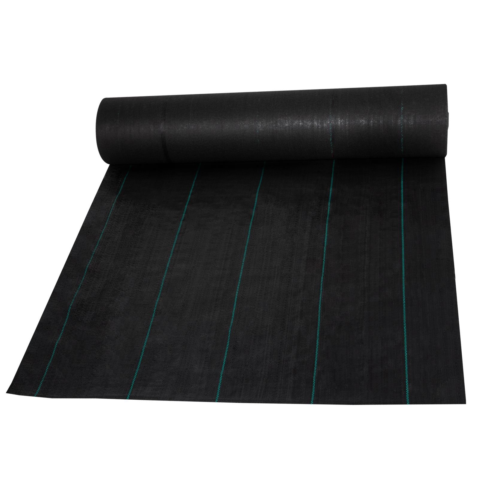 weed barrier, 5.8oz landscape fabric, 3ft x 300ft cover mat heavy duty woven grass control geotextile for garden, patio, black
