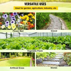 weed barrier, 5.8oz landscape fabric, 4ft x 300ft cover mat heavy duty woven grass control geotextile for garden, patio, black