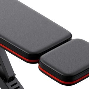 weight bench, 800lbs adjustable weight bench press for full body workout, exercise sit up bench for home gym strength training, flat bench with with leg extension, preacher pad, fast adjustment