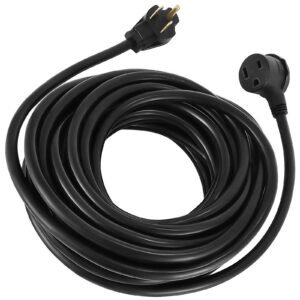 Welder Extension Cord, 30 Amp 50 ft, Extension Cord for Portable Welders, NEMA 6-50P, 10/3 AWG, 250V, 7500W Heavy Duty Pure Copper Welder Cable, for Outdoor MIG TIG Plasma, STW Weather-proof