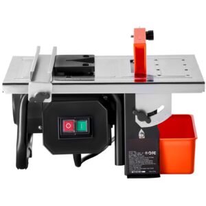 wet tile saw, 7 inch 65mn steel blade, 3500 rpm induction motor, tile cutter wet saw with water reservoir, 0 45 degrees miter angle for cutting tiles and stones, for diy enthusiasts