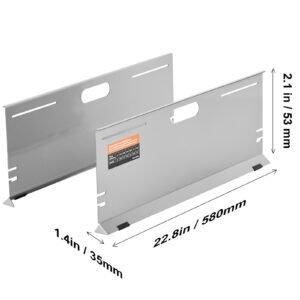 wheel alignment tool, 2 pack alignment tool toe plates, stainless steel toe angle measurement tool plate, 4 alignment rods and magnetic slots, includes measuring tapes & conversion chart