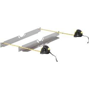 Wheel Alignment Tool, 2-Pack Toe Alignment Toe Plates, Stainless Steel Wheel Alignment Tool Plate, Toe Angle Accurate Measurement, Includes 2 Measuring Tapes & Conversion Chart