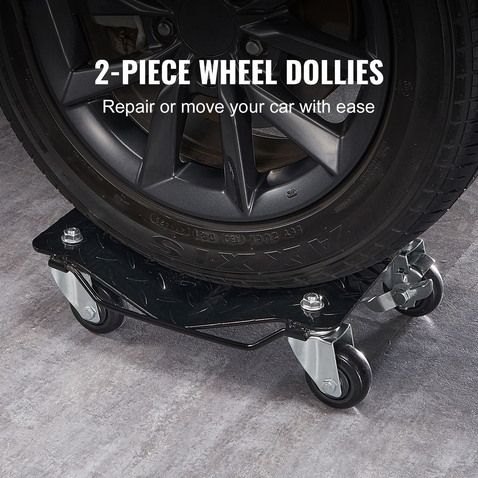 wheel dolly, 3000 lbs/1360 kg car dollies, wheel dolly car tire stake set of 2 piece, heavy duty car tire dolly moving cars, trucks, trailers, motorcycles, and boats