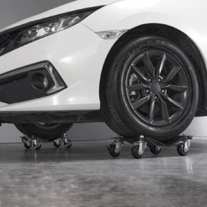 wheel dolly, 6000 lbs/2722 kg car moving dolly, wheel dolly car tire stake set of 4 piece, heavy duty car tire dolly cart moving cars, trucks, trailers, motorcycles, and boats