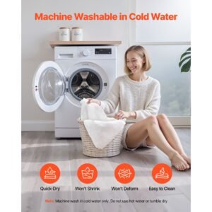 white fabric shower curtain, 240 gsm weighted waffle shower curtains, polyester curtain with rust resistant hooks, machine washable & water repellent, for bathroom showers, bath tubs, 72x72 in