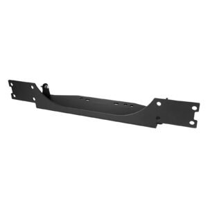 winch mount, winch capacity of 12000 lbs / 5443 kg, trailer hitch winch mount for select jeep wrangler jl/jlu & gladiator jt model (2018 2023), 2 mounting hole design, powder coated steel, black