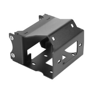 winch mount, winch capacity of 2000 3600 lbs, trailer hitch winch mount for select polaris sportsman models (2009 and newer), 2 mounting hole design, powder coated steel, fit for desert rescue
