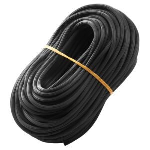 window screen spline, 100 ft x 0.125 in window screen retainer spline, pvc window and door screen spline, hollow serrated screen holder spline, for window door screen repair and replacement