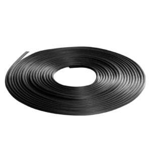 window screen spline, 100 ft x 0.125 in window screen retainer spline, pvc window and door screen spline, hollow serrated screen holder spline, for window door screen repair and replacement