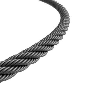 wire rope kit, 1/8" 500 ft 316 stainless steel cable with cutter and gloves, 1600 lbs breaking strength, 7x7 strands core marine aircraft grade for handrail stair decking fence outdoors, black