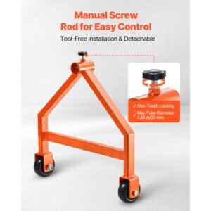 wire spool rack, 220 lbs load capacity, portable cable caddy, moveable wire rack with wheels, spool holder, up to 29.9 in diameter, for electrical industrial and retail use, working efficiency