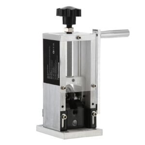 Wire Stripping Machine,Wire Stripper with Hand Crank or Drill Powered,0.06''-1.18'' Copper Wire Stripper,Visible Stripping Depth Reference,Portable Aluminum Frame Wire Peeler