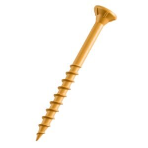 wood screws 350 pcs, #8 x 2 inch anti rust coated, exterior deck screw torx/t25 star drive, metal rust resistant outdoor decking screws with 2 screw connectors, for decking fencing framing