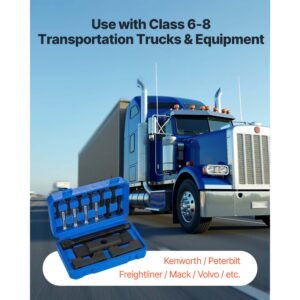yoke puller, made for class 6 8 transportation trucks and equipment, heavy duty yoke removal tool kit, automotive yoke puller kit compatible with kenworth, peterbilt, freightliner, mack, volvo