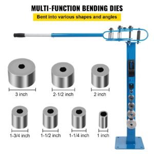 yp 38 metal bender 1" 3" flat bar square rod bending 7 dies w/ floor stand