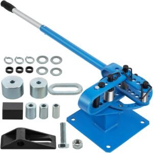 yp 9 manual bench top compact bender pipe bending machine 7 dies 1 3inch metal fabrication tube rod pipe bender 44ft mount powdercoat telescoping handle maximum 5/8 thick 1 15/16inch width