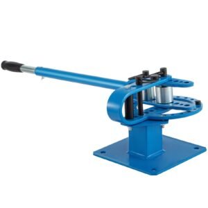 yp 9 manual bench top compact bender pipe bending machine 7 dies 1 3inch metal fabrication tube rod pipe bender 44ft mount powdercoat telescoping handle maximum 5/8 thick 1 15/16inch width