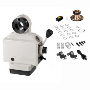 Z-Axis Power Feed for Milling Machine, 450 in-lb Torque, 0-200RPM Adjustable Rotate Speed 120V Power Table Feed Mill Feeder, for Bridgeport Some Knee Type Mills with a 5/8" End Shaft Diameter
